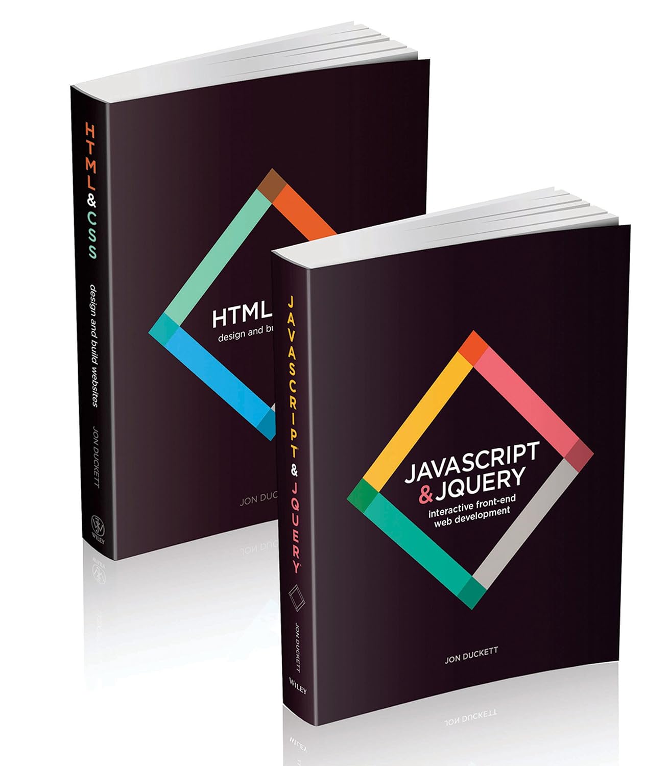 Web Design with HTML, CSS, JavaScript and jQuery book set by Jon Duckett